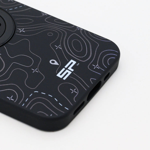 Edition Phone Case - Topo Lines (Grey)