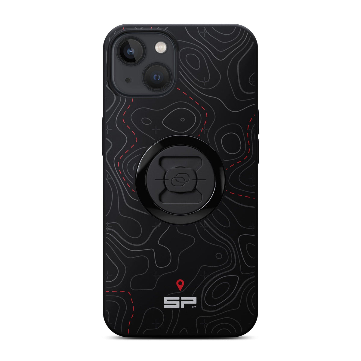 Edition Phone Case - Topo Lines (Red)