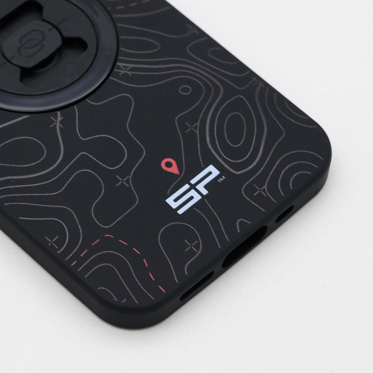 Edition Phone Case - Topo Lines (Red)