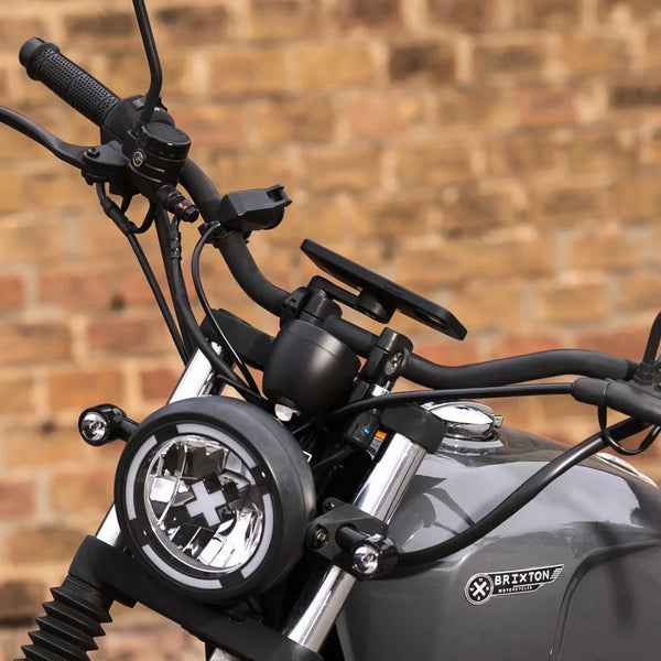 Reliable motorcycle handlebar mount
